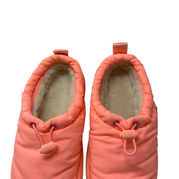 UGG Maxi Clog Pink Winter Boots Textile Wool Women's Size 1130830 SWTHR - Picture 6 of 11